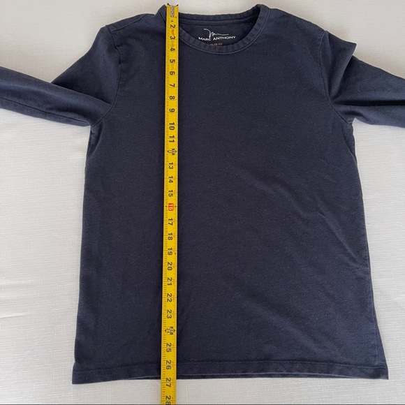 MARC ANTHONY slim fit long sleeve shirt men’s M - Picture 5 of 10